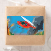 Reddingshelikopter Etiket (Insitu)