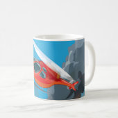 Reddingshelikopter Koffiemok (Voorkant rechts)