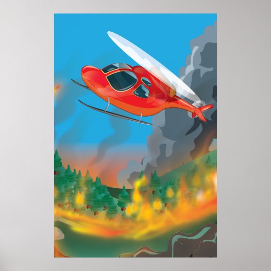 Reddingshelikopter Poster (Voorkant)
