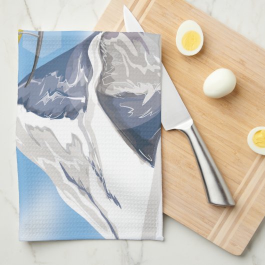 Reddingshelikopter Theedoek (Quarter Fold)