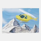 Reddingshelikopter Theedoek (Horizontaal)