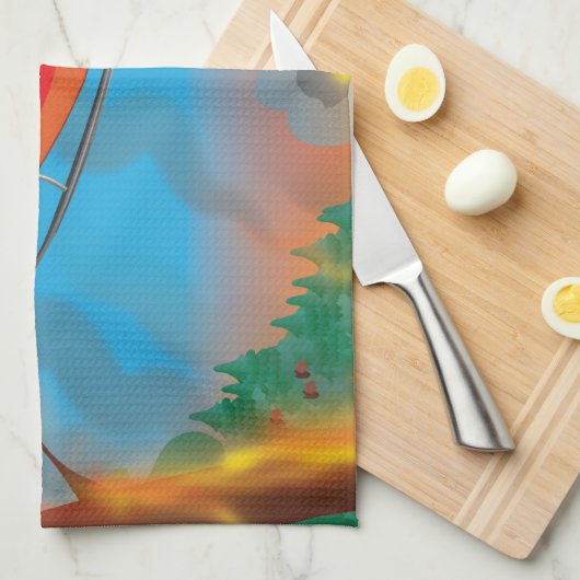 Reddingshelikopter Theedoek (Quarter Fold)