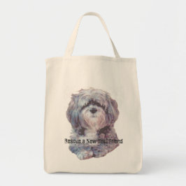 Reddingshond en Kat Tote Bag
