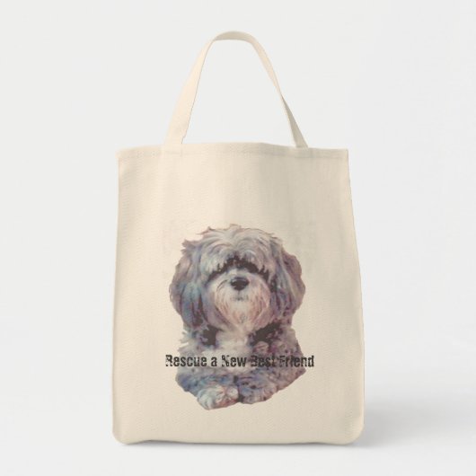 Reddingshond en Kat Tote Bag (Voorkant)