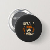 Reddingshond Moeder Ronde Button 5,7 Cm (Voorkant /achterkant)