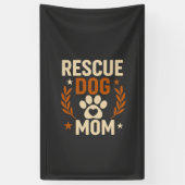 Reddingshond Moeder Spandoek (Verticaal)