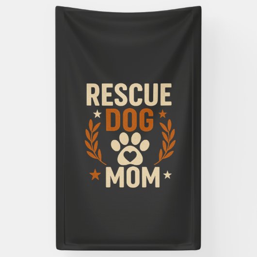 Reddingshond Moeder Spandoek (Verticaal)