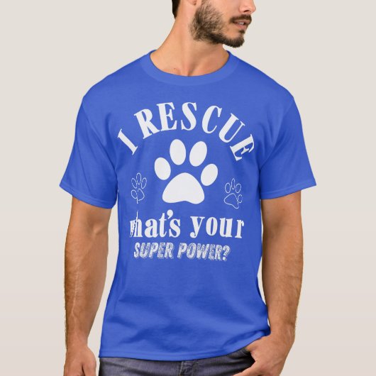 Reddingshond Pap Mannen T-shirt (Voorkant)