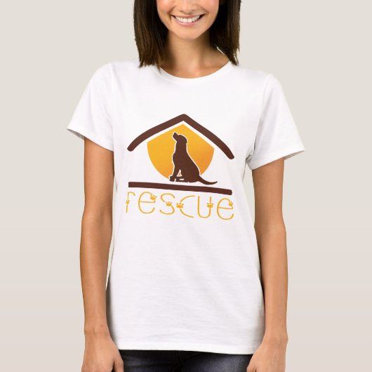 Reddingshond T-shirt (Voorkant)