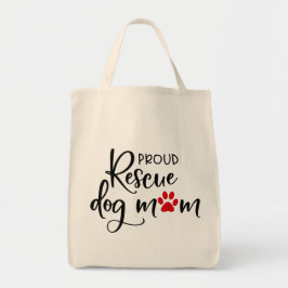 Reddingshond - "Trotse Reddingshond Moeder" Blad Tote Bag