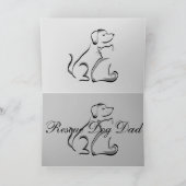 Reddingshonden Feestdagen Kaart (Binnen)