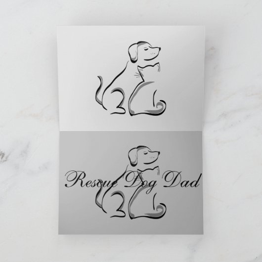 Reddingshonden Feestdagen Kaart (Binnen)