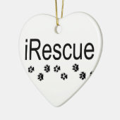 Reddingshonden Keramisch Ornament (Links)