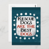 Reddingshonden zijn het beste Briefkaart (Voorkant / Achterkant)