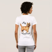 Reddingskairn Terrier T-shirt (Achterkant volledig)