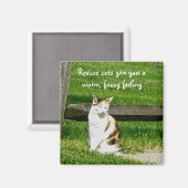 Reddingskatten geven je een warm, wazig gevoel Mag Magneet (Voorkant / Achterkant)