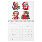 Reddingskatten vieren Kerstmis het hele jaar 2026 Kalender (Jan 2027)