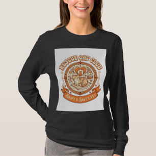 Reddingskattenclub Kat Redding Adoptie Vintage Vec T-shirt