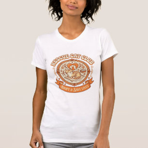Reddingskattenclub Kattenredding Adoptie Vintage V T-shirt