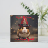 Reddingsklaar: cavia in het Pet van een brandweerm (Staand voorkant)