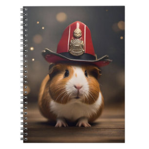 Reddingsklaar: cavia in het Pet van een brandweerm Notitieboek