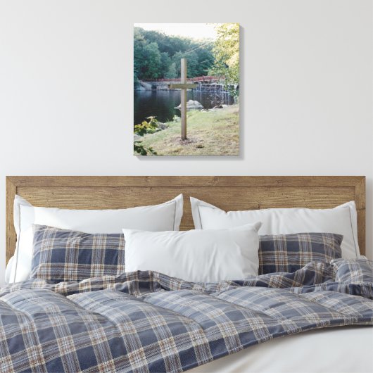 Reddingskruis Canvas Afdruk (Insitu (Slaapkamer))