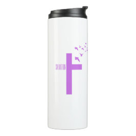 Reddingskruis met duiven thermosbeker