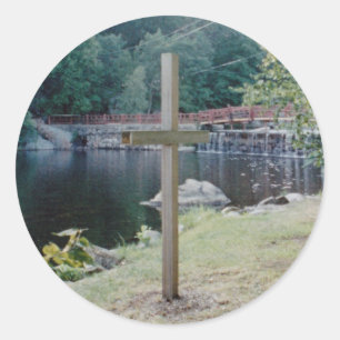 Reddingskruis Ronde Sticker
