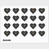 Reddingsliefde Hond Retro Zonsondergang Bomen Hart Sticker (Vel)