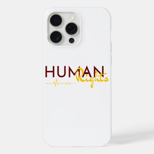 Reddingslijn voor de Rechten van de Mens iPhone Hoesje (Achterkant)