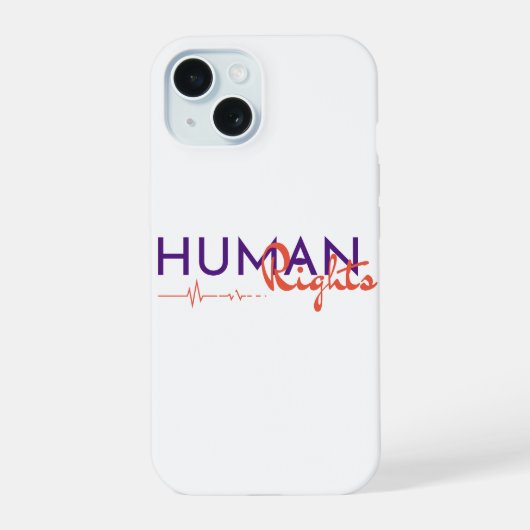 Reddingslijn voor Mensenrechten iPhone 15 Case (Achterkant)