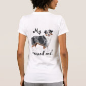 Reddingsminiatuur American Shepherd T-shirt (Achterkant)