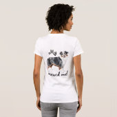Reddingsminiatuur American Shepherd T-shirt (Achterkant volledig)