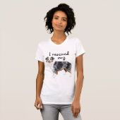 Reddingsminiatuur American Shepherd T-shirt (Voorkant volledig)