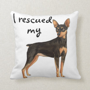 Reddingsminiatuur Pinscher Kussen