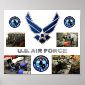 Reddingsondersteuning voor vliegtuigbemanningen poster (Voorkant)