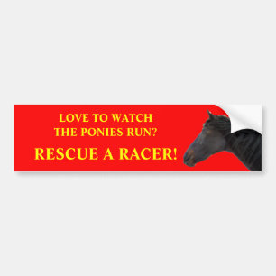 Reddingspaarden Bumpersticker