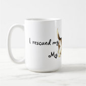 Reddingspetit Basset Griffon Vendéen Koffiemok (Links)