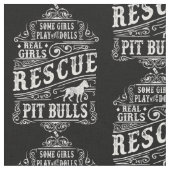 ReddingsPitbulls voor echte meisjes Stof (Close Up)