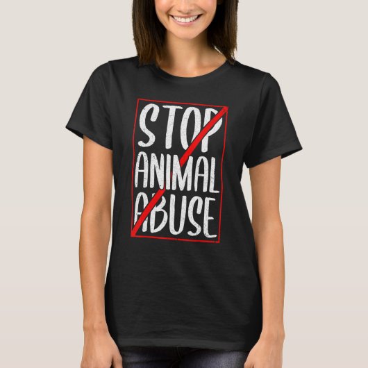 Reddingsrechten van dierenactivisten t-shirt (Voorkant)