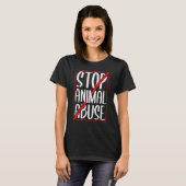 Reddingsrechten van dierenactivisten t-shirt (Voorkant volledig)