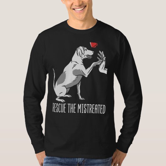 Reddingsrechten van dierenactivisten t-shirt (Voorkant)