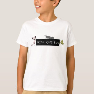 Reddingsregel voor katten! t-shirt