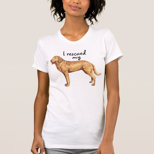 Reddingsservice Chesapeake Bay Retriever T-shirt (Voorkant)