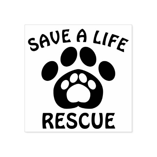 Reddingssteun Rubberstempel (Afrduk)