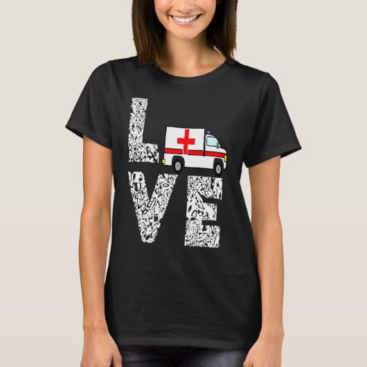 Reddingssteun voor reddings- en hulpverleningsredd t-shirt (Voorkant)