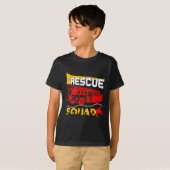 Reddingsteam Levensredder Brandweerman Cadeau Trot T-shirt (Voorkant volledig)