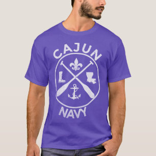 reddingsteam voor de marine van cajun - orkaan hul t-shirt