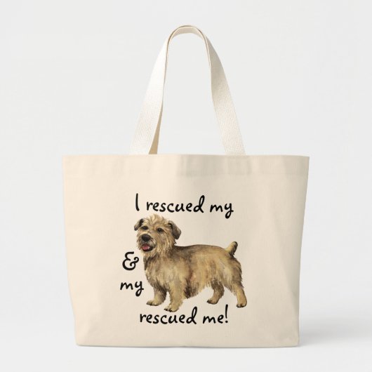 Reddingstollen van IAL Terrier Large Canvas tas (Voorkant)