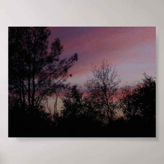 ReddingSunset Poster (Voorkant)